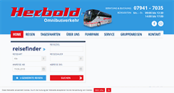 Desktop Screenshot of herbold-reisen.de